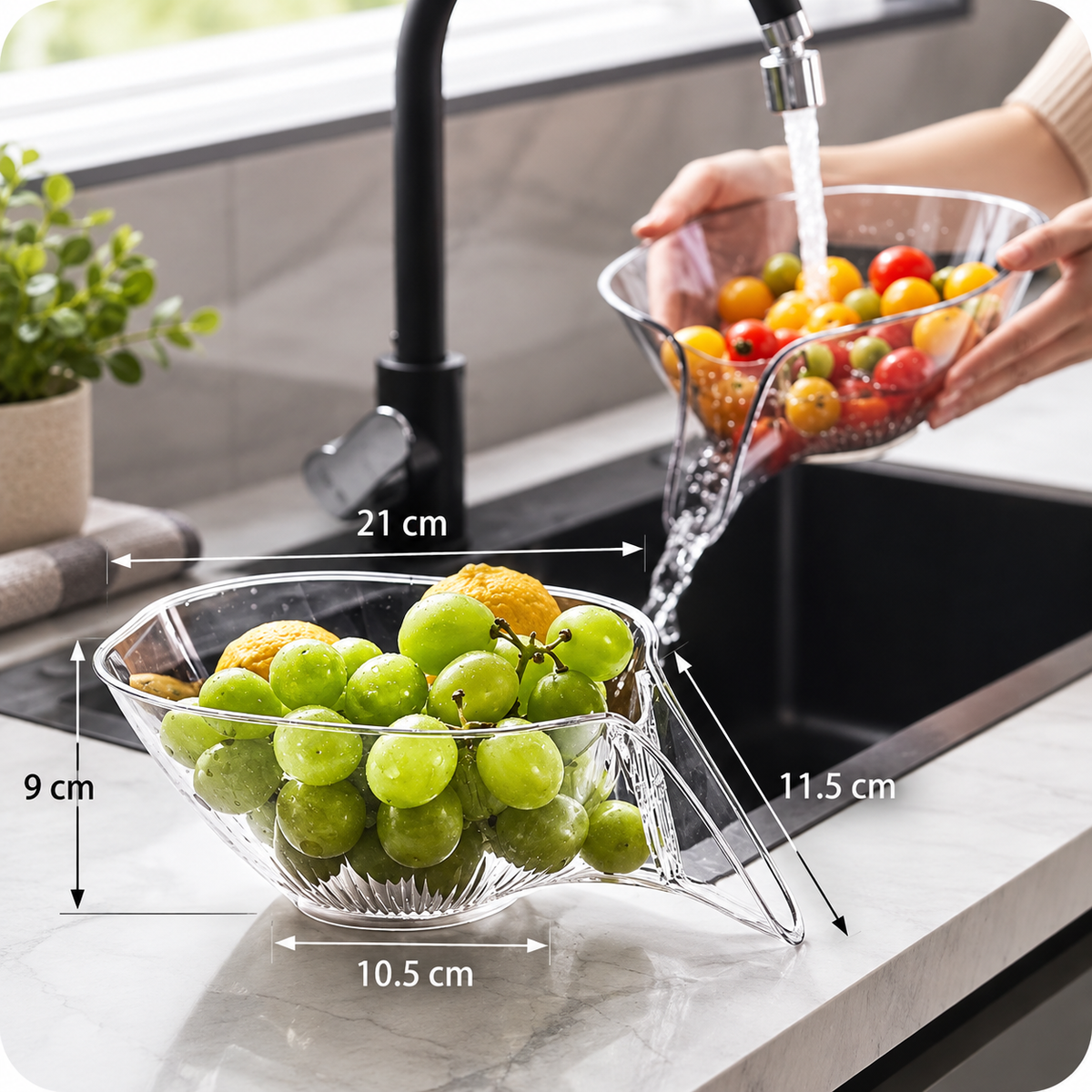Multi-Functional Kitchen Drain Basket